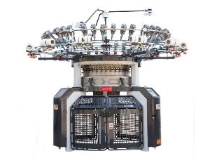 对筒电脑提花机